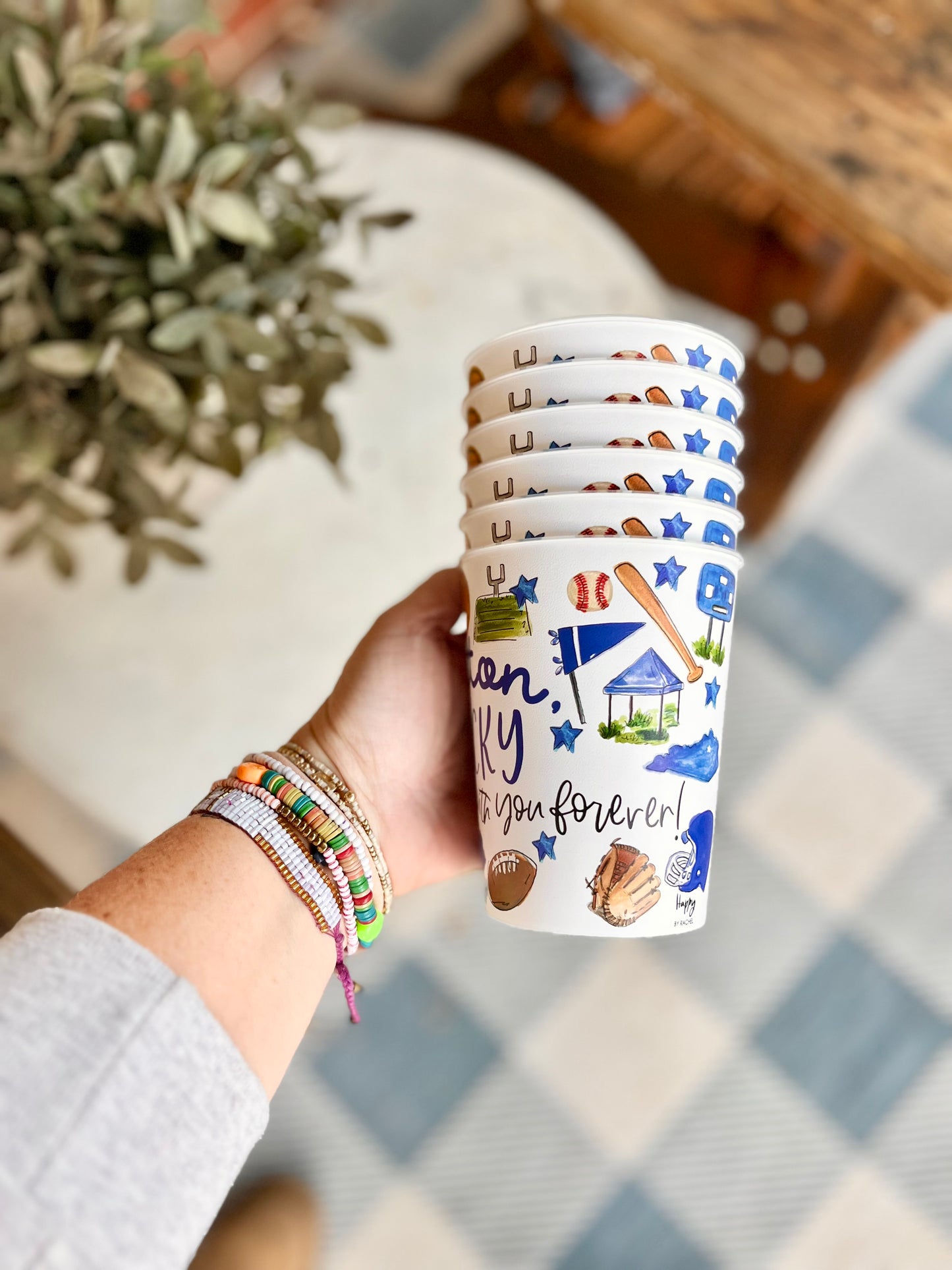 Lexington, KY Multi Sport Collage Reusable Cups