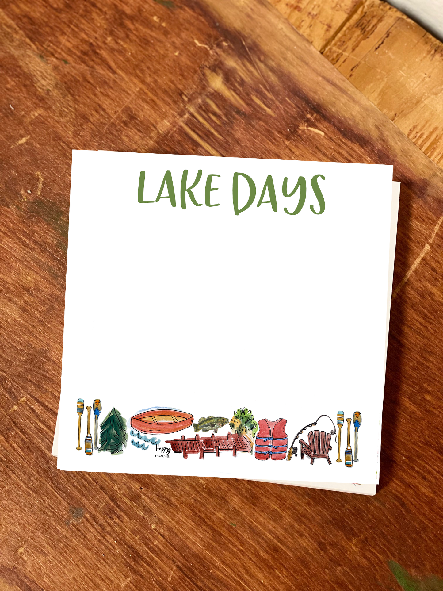 Lake Days Chunky Notepad