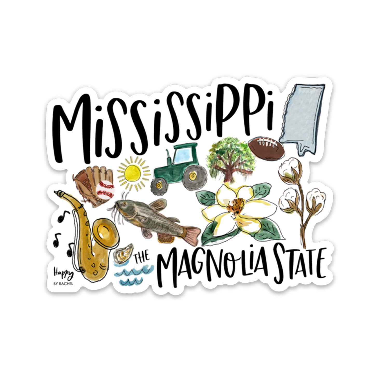 State of Mississippi Sticker