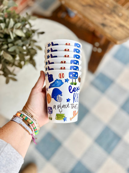 Lexington, KY Multi Sport Collage Reusable Cups