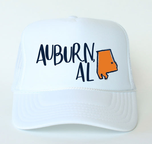 Auburn, AL Foam Trucker Hat