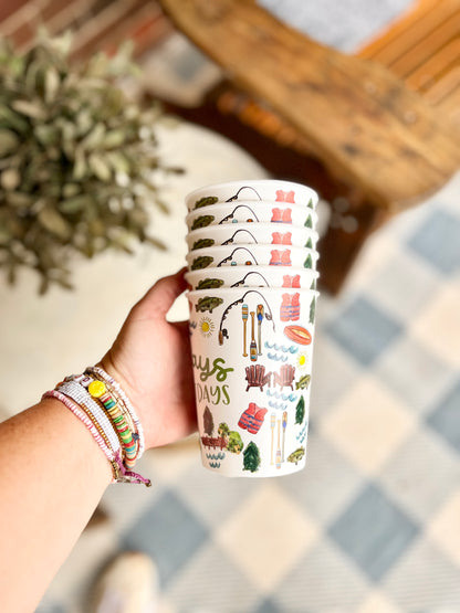 Collage Style Lake Reusable Cups-NEW!