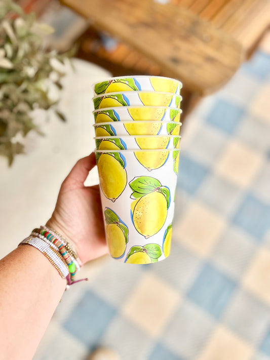 Lemon Reusable Cups