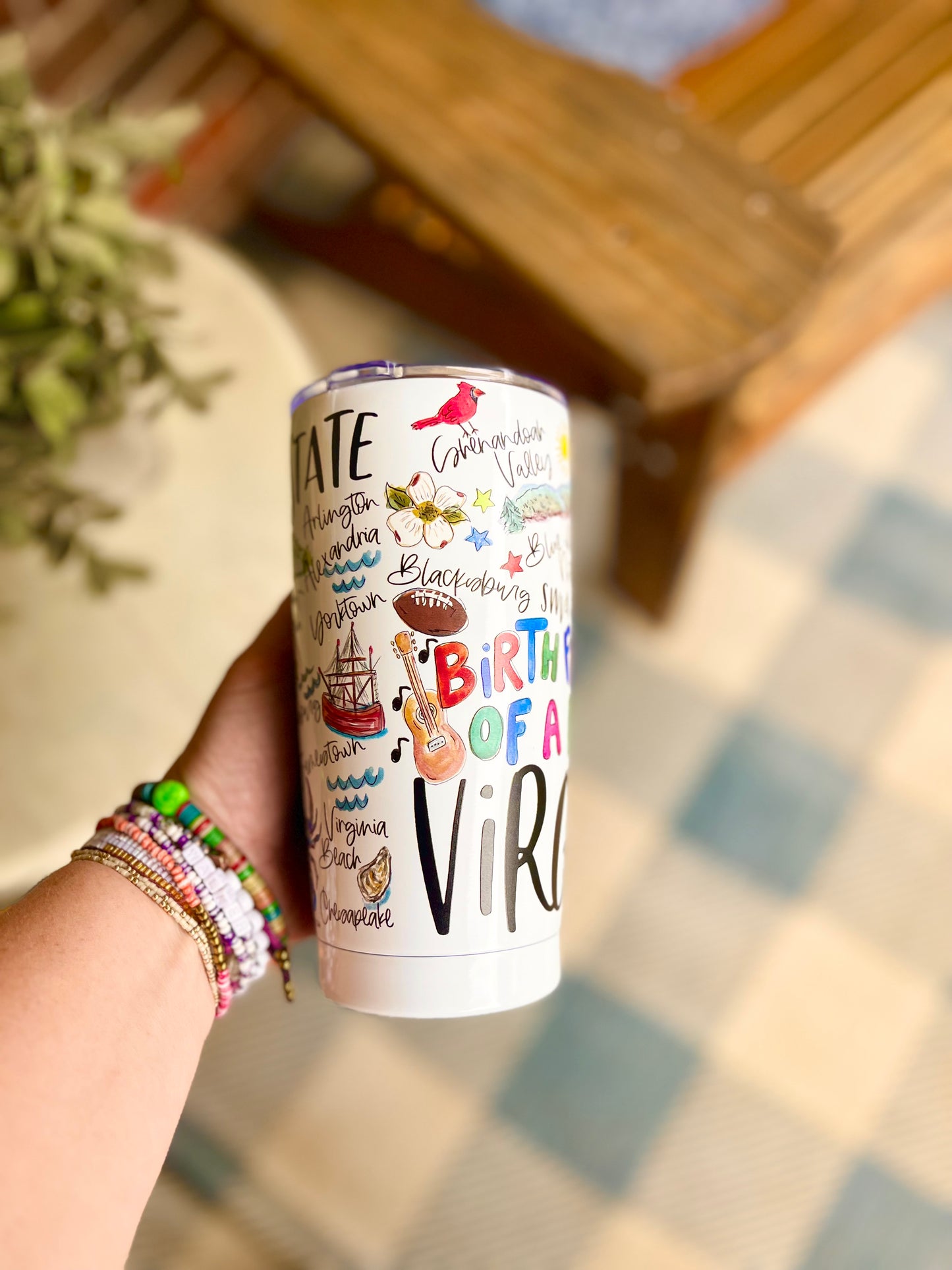 State of Virginia Tumbler, 20 oz