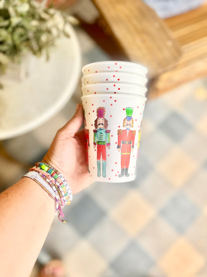 Nutcracker Reusable Party Cups-Set of 6