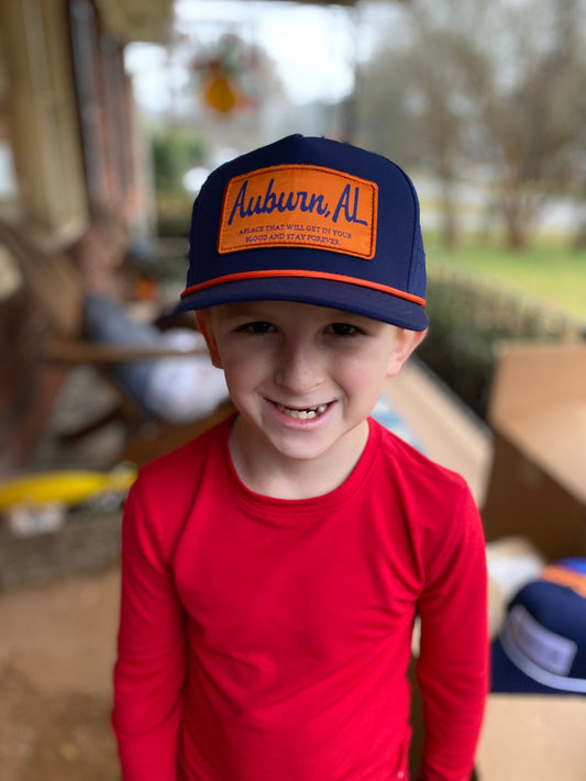 Youth Auburn, AL Patch Hat with Rope