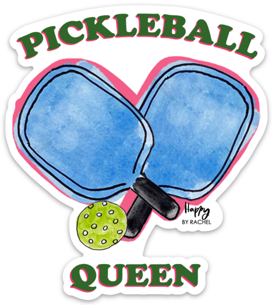 Pickle Ball Queen Sticker