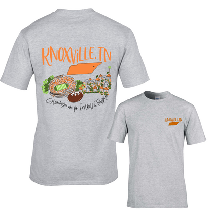 Knoxville, TN College Town Gameday T Shirt