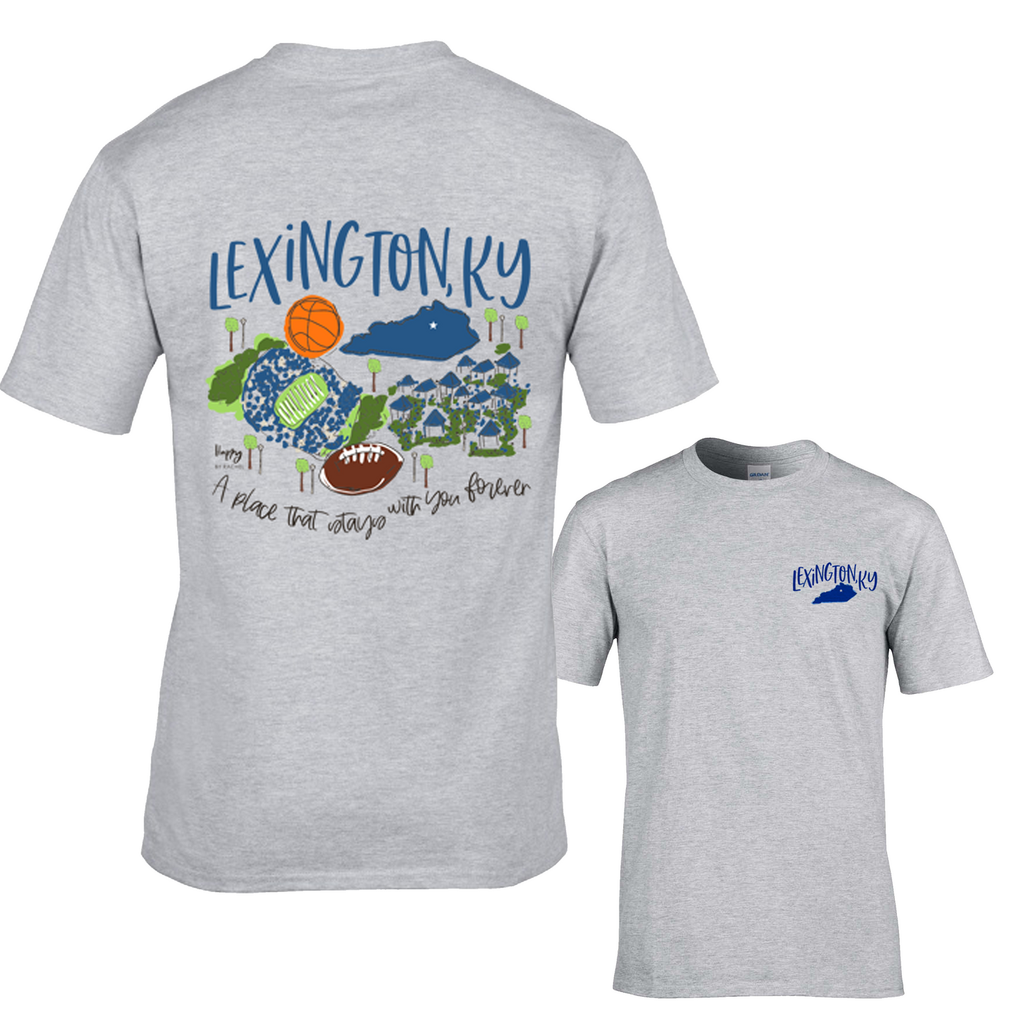 Lexington, KY College Town Gameday T Shirt