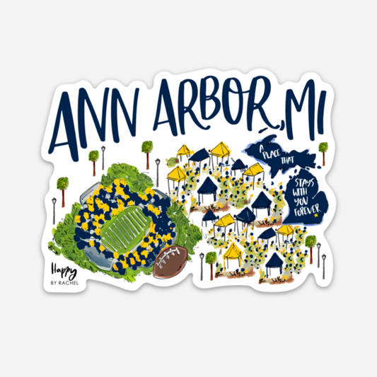 Ann Arbor, MI Sticker