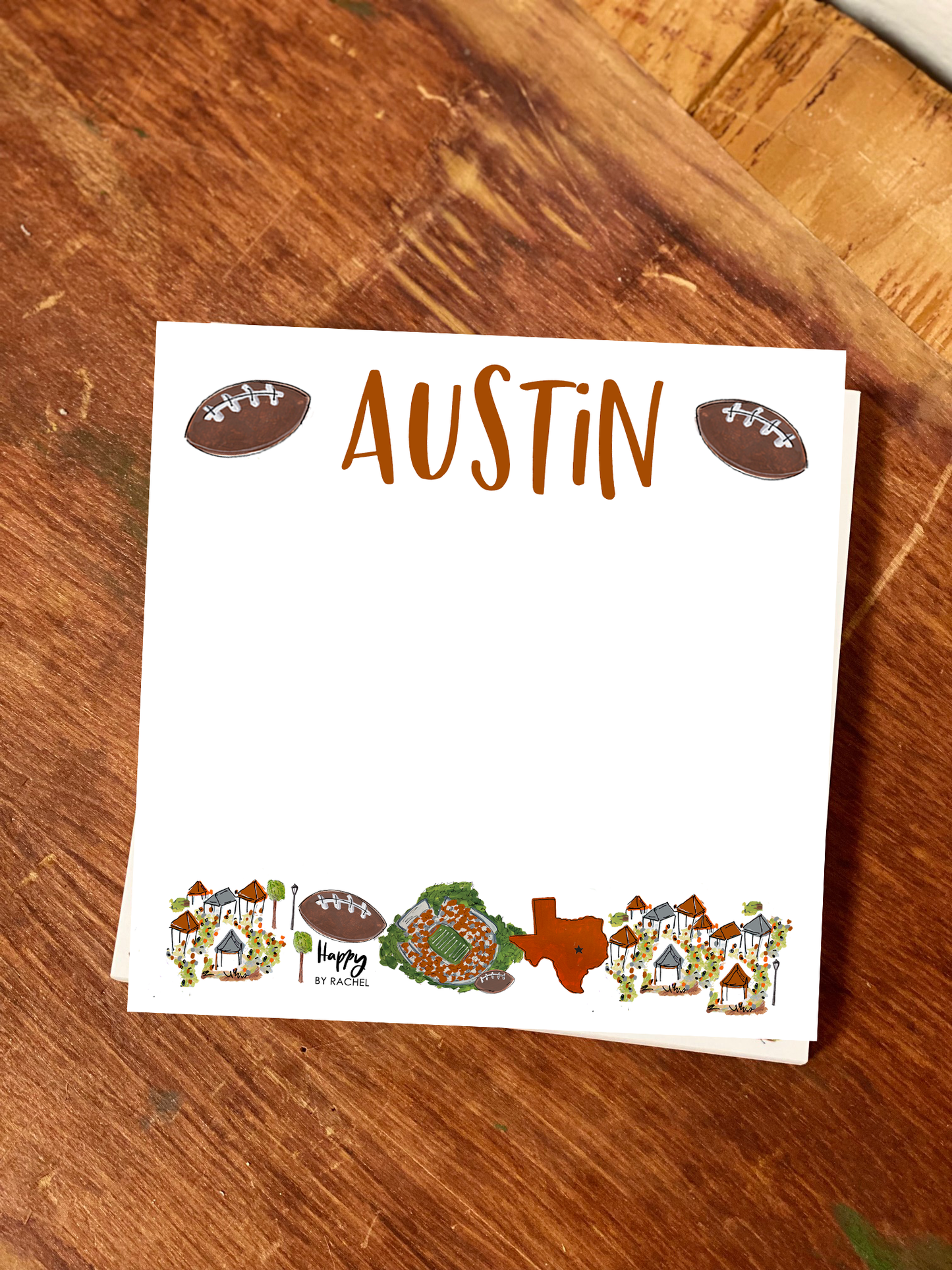 Austin, TX Notepad