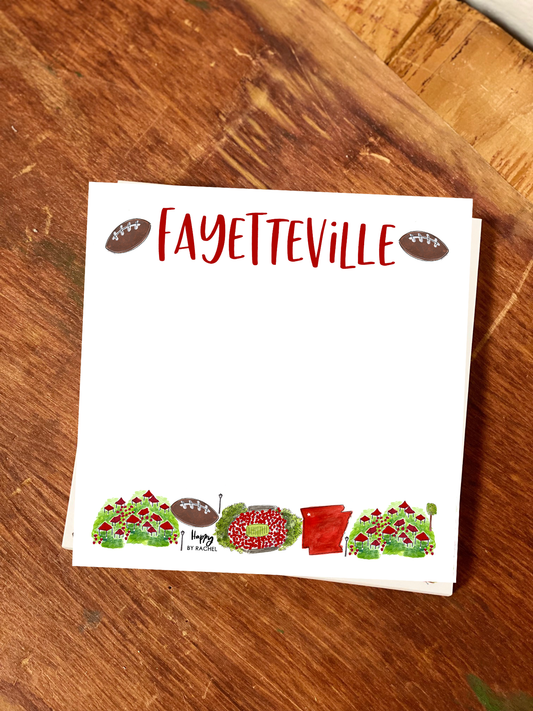 Fayetteville, AR Notepad