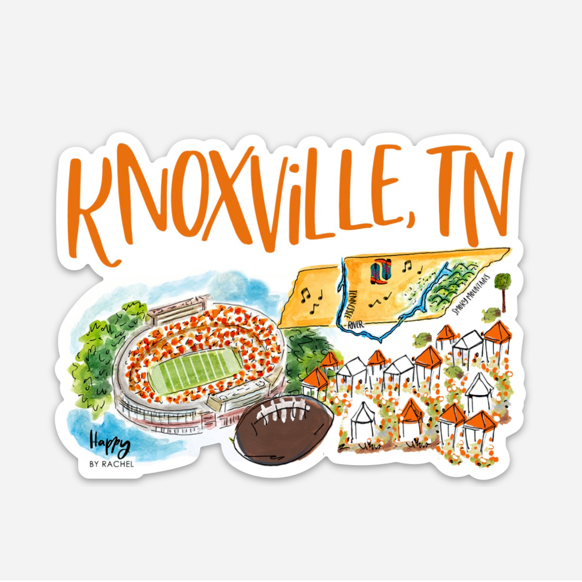 Knoxville , TN Sticker