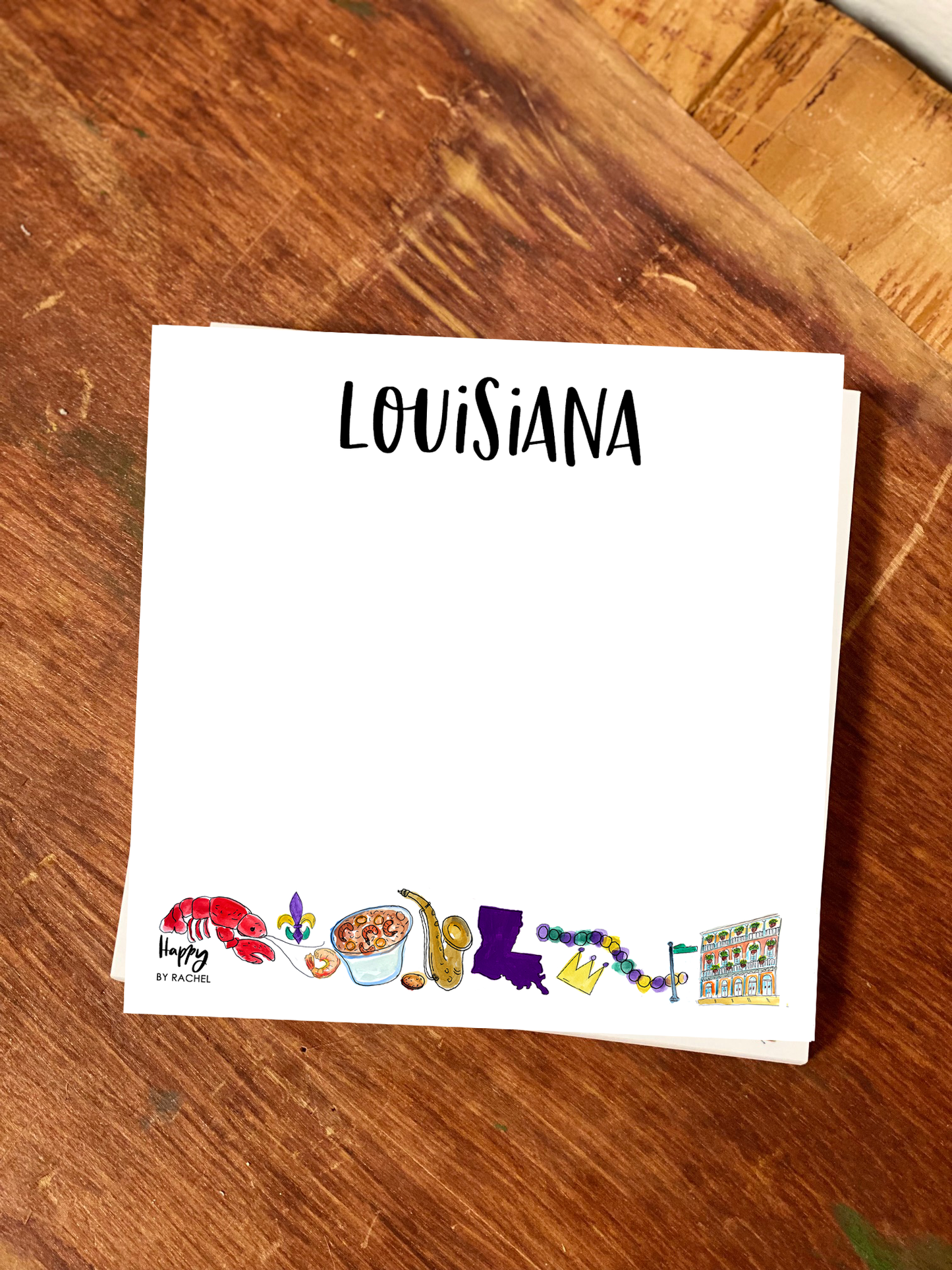 State of Louisiana Chunky Notepad-Stationary 100 page