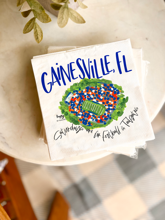 Gainesville, FL Napkins-20 per Pack-Lunch Size