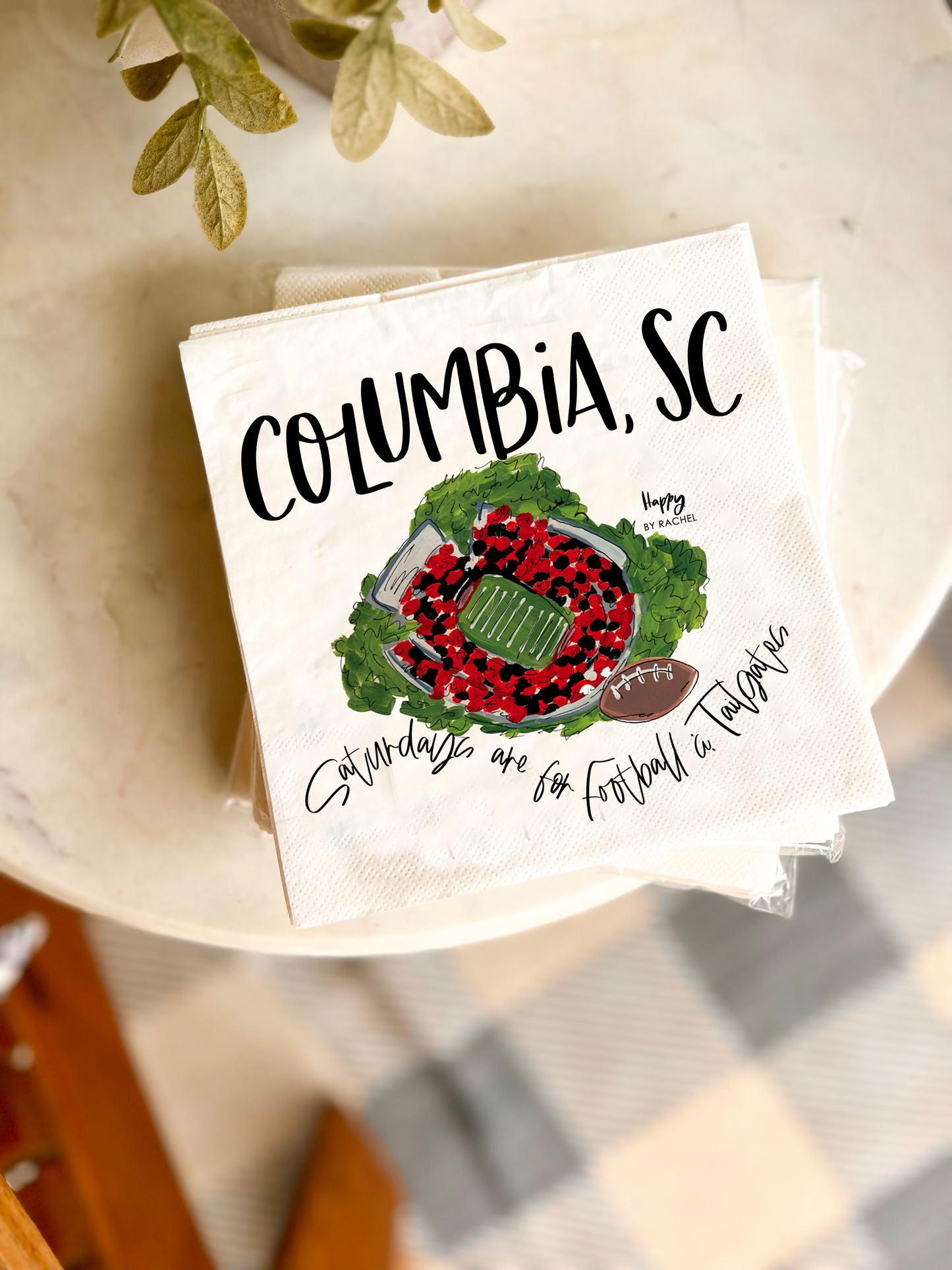 Columbia SC Napkins-20 per Pack-Lunch Size