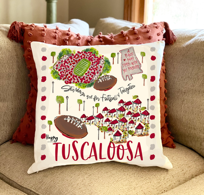 Tuscaloosa Double Sided Pillow