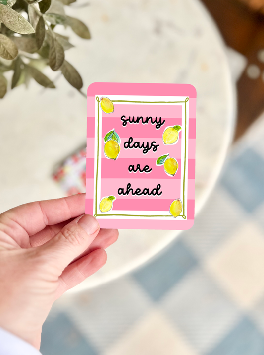 Lemon Sunny Days Sticker