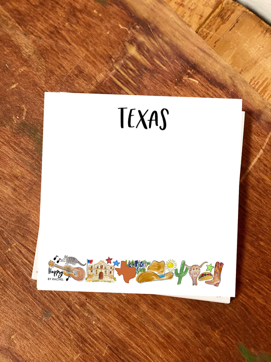 State of Texas Chunky Notepad-Stationary 100 page