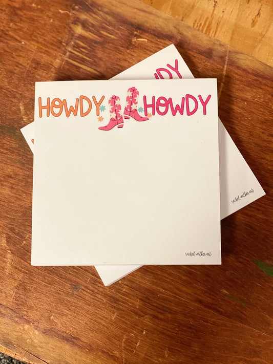 Howdy Howdy Notepad