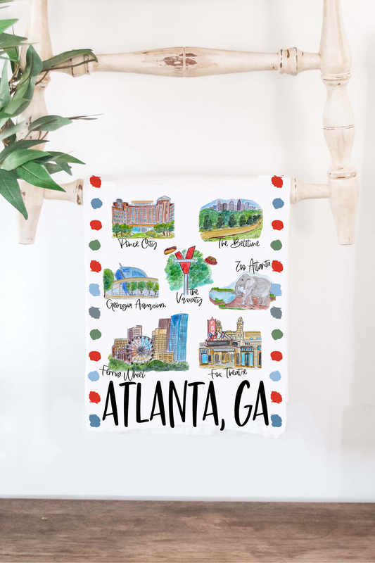 Atlanta Tea Towel