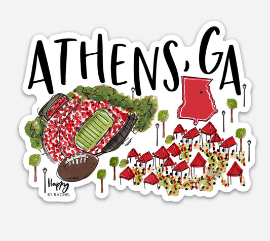 Athens, GA Sticker