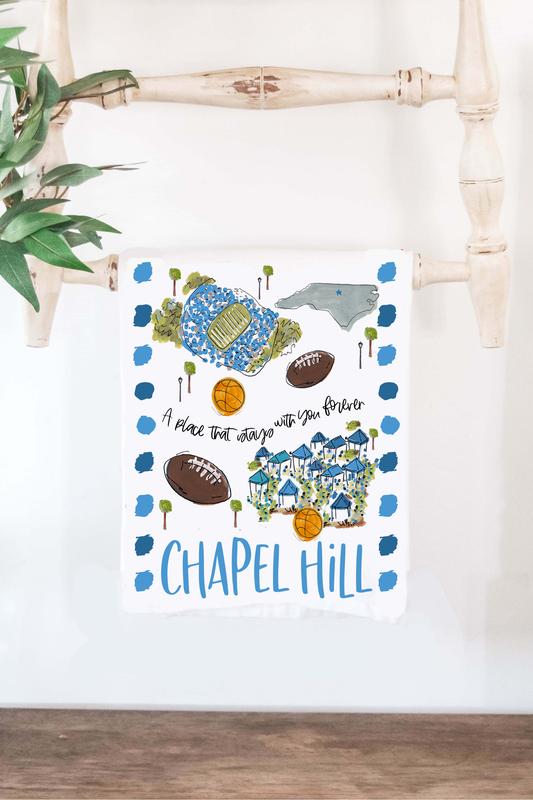 Chapel Hill, NC Tea Towel